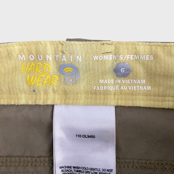 Mountain Hardwear La Strada Travel Skirt Tan Women's 6 Stretch Outdoors Hiking - Picture 8 of 10